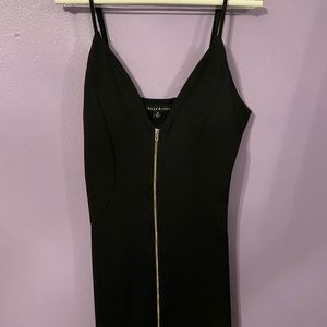 Black Zipper Dress